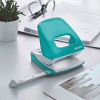 LEITZ Locher NeXXt 5008 WOW eisblau-metallic, 1 St.
