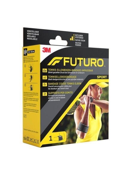FUTURO™ Ellenbogenbandage Tennis, Sport 45975DABI schwarz 17,8-35,6 cm, 1 St.