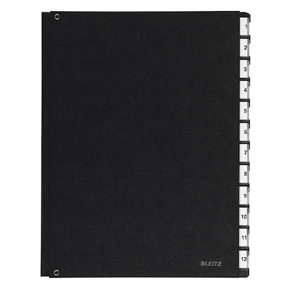 LEITZ Pultordner 5812 1-12 schwarz, 1 St.