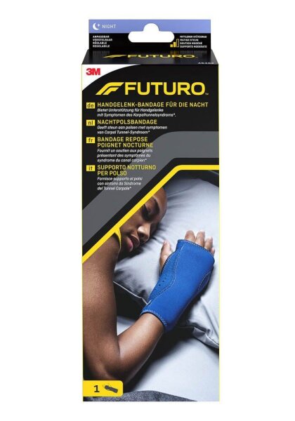FUTURO™ Handgelenkbandage für die Nacht 48462DABI blau 13,3-22,9 cm, 1 St.