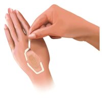 Nexcare™ Pflaster Aqua Clear MAXI Waterproof N1205DMN beige 6,0 x 8,8 cm, 5 St.