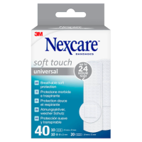 Nexcare™ Pflaster Soft Touch Universal N0540ASNEW weiß, 40 St.