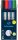 Schneider Maxx 293 Whiteboard- und Flipchart-Marker farbsortiert 2,0 - 5,0 mm, 4 St.