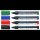 Schneider Maxx 293 Whiteboard- und Flipchart-Marker farbsortiert 2,0 - 5,0 mm, 4 St.