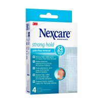 Nexcare™ Pflaster Strong Hold Pain-Free Removal N0904NAMN weiß 7,6 x 10,1 cm, 4   ( N0904NAMN )