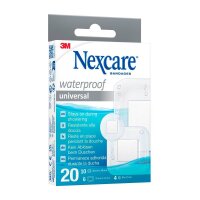 Nexcare™ Pflaster Waterproof Universal N0620AS_2N weiß, 20 St.