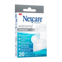 Nexcare™ Pflaster Waterproof Universal N0620AS_2N weiß, 20 St.