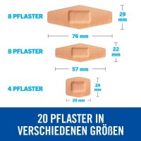 Nexcare™ Pflaster Duo N17-20-3 beige, 20 St.  ( N17-20-3 )