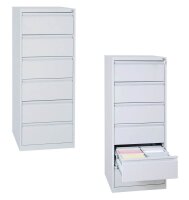 Gürkan Karteischrank lichtgrau 6 Schubladen 53,0 x...
