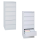 Gürkan Karteischrank lichtgrau 6 Schubladen 53,0 x 62,0 x 132,0 cm, 1 St.