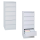 Gürkan Karteischrank lichtgrau 6 Schubladen 53,0 x 62,0 x 132,0 cm, 1 St.