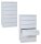 Gürkan Karteischrank lichtgrau 6 Schubladen 76,0 x 62,0 x 132,0 cm, 1 St.