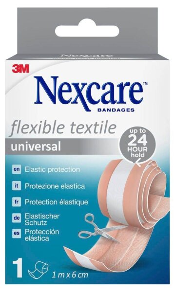 Nexcare™ Pflaster Flexible Textile Universal N041BNEW beige 6,0 cm x 1,0 m, 1 St.