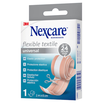 Nexcare™ Pflaster Flexible Textile Universal N041BNEW beige 6,0 cm x 1,0 m, 1 St.