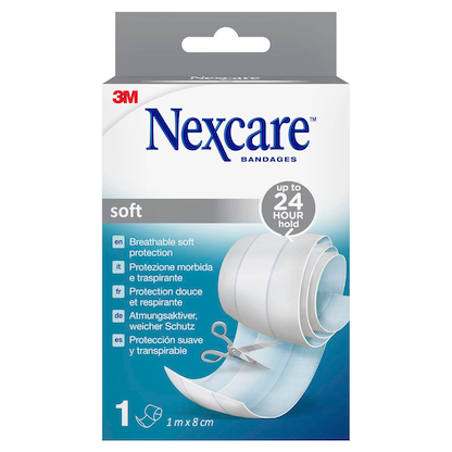 Nexcare™ Pflaster Soft Touch Universal N0501B weiß 8,0 cm x 1,0 m, 1 St.