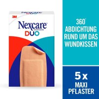 Nexcare™ Pflaster Duo MAXI N17-8-1M beige 5,1 x 10,2 cm, 5 St.