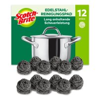 Scotch-Brite Stainless Steel Topfreiniger, 12 St.
