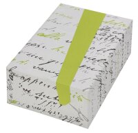 JUNG SCHÖNER VERPACKEN Geschenkpapier Lirica Schrift...