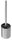 WC-Garnitur mit Halter silber Metall, 1 St.
