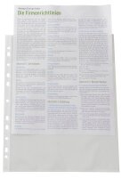 RAPESCO® Prospekthüllen DIN A4 transparent genarbt 0,06 mm, 100 St.