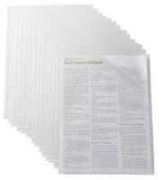 RAPESCO® Sichthüllen DIN A4 transparent genarbt...