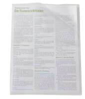 RAPESCO® Sichthüllen DIN A4 transparent genarbt 0,10 mm, 25 St.