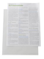RAPESCO® Sichthüllen DIN A4 transparent genarbt 0,10 mm, 25 St.