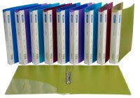 RAPESCO® Ringbücher 2-Ringe grün, blau,...