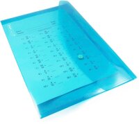 RAPESCO® Dokumententaschen DIN A4 überbreit farbsortiert genarbt 0,20 mm, 5 St.