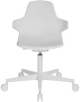 Topstar Bürostuhl Sitness Life 20, FY203W Kunststoff weiß, Gestell weiß
