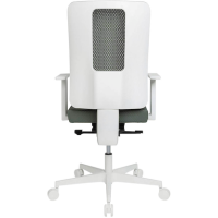 Topstar Bürostuhl Sitness Life 50, FY530E CR22 Stoff grau, Gestell weiß