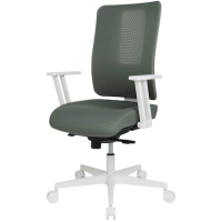 Topstar Bürostuhl Sitness Life 50, FY530E CR22 Stoff grau, Gestell weiß