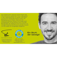 Topstar Bürostuhl Sitness Life 50, FY530E CR22 Stoff grau, Gestell weiß