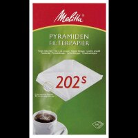 Melitta PYRAMIDEN FILTERPAPIER 202s Kaffeefilter, 100 St.