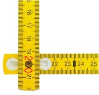 STABILA Zollstock Serie 700 Type 707, 01304, Holz 200 cm
