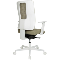 Topstar Bürostuhl Sitness Life 50, FY530E CR88 Stoff beige, Gestell weiß
