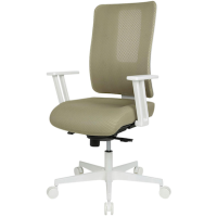 Topstar Bürostuhl Sitness Life 50, FY530E CR88 Stoff beige, Gestell weiß
