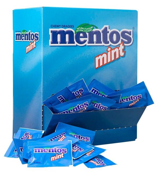mentos mint Duo Kaubonbons 250x 2 Dragees, 500 St.