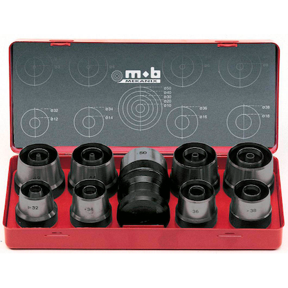 PEDDINGHAUS Satz 3-40 mm Locheisen 21-teilig