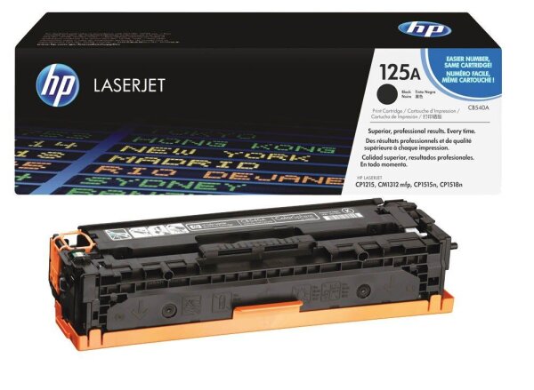 HP 125A (CB540A) schwarz Tonerkartusche