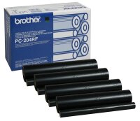 brother PC-204RF schwarz Thermo-Druckfolie, 4 Rollen