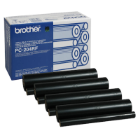 brother PC-204RF schwarz Thermo-Druckfolie, 4 Rollen