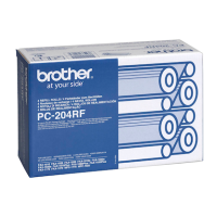 brother PC-204RF schwarz Thermo-Druckfolie, 4 Rollen