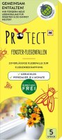 PROTECT Fliegenfalle Fenster transparent, 5 St.