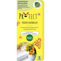 PROTECT Fliegenfalle Fenster transparent, 5 St.