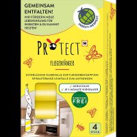 PROTECT Fliegenfänger gelb, 4 St.