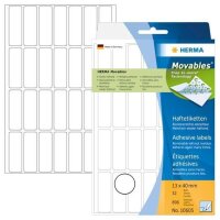 HERMA Movables Etiketten 10605 weiß 13,0 x 40,0 mm,...