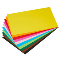 folia Fotokarton farbsortiert 300 g/qm 10 Blatt