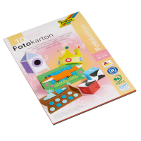 folia Fotokarton farbsortiert 300 g/qm 10 Blatt