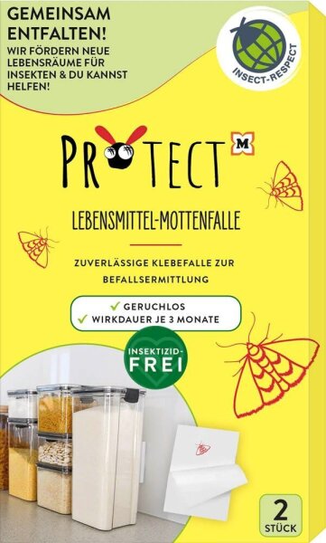 PROTECT Mottenfalle Lebensmittel weiß, 2 St.